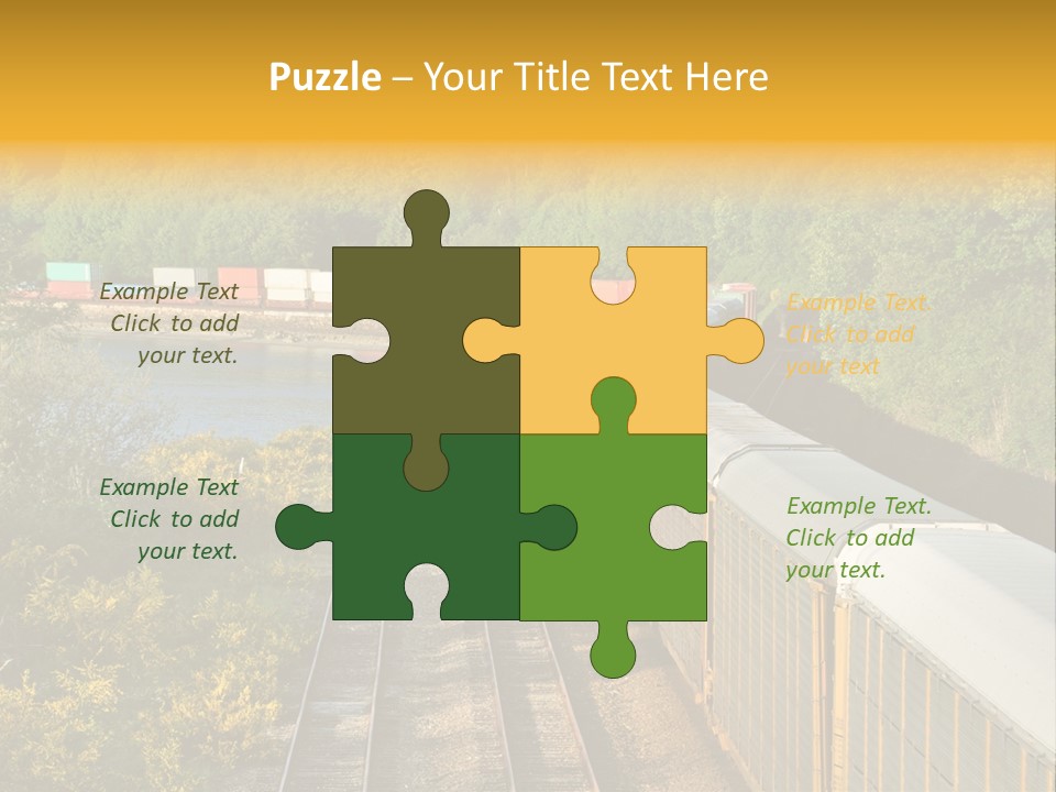 Metal Carriage Service PowerPoint Template