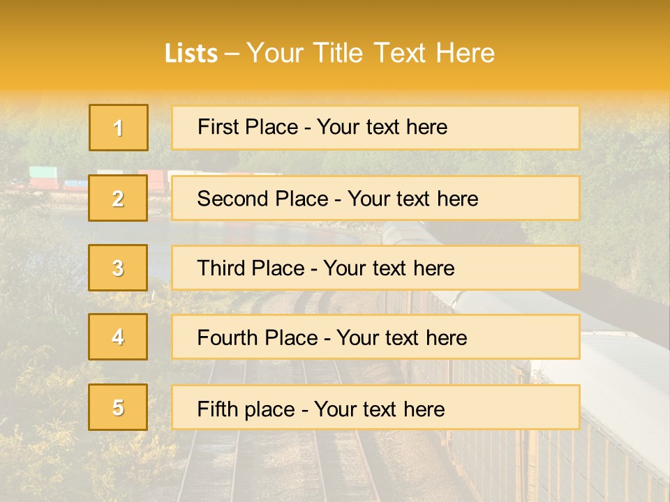 Metal Carriage Service PowerPoint Template