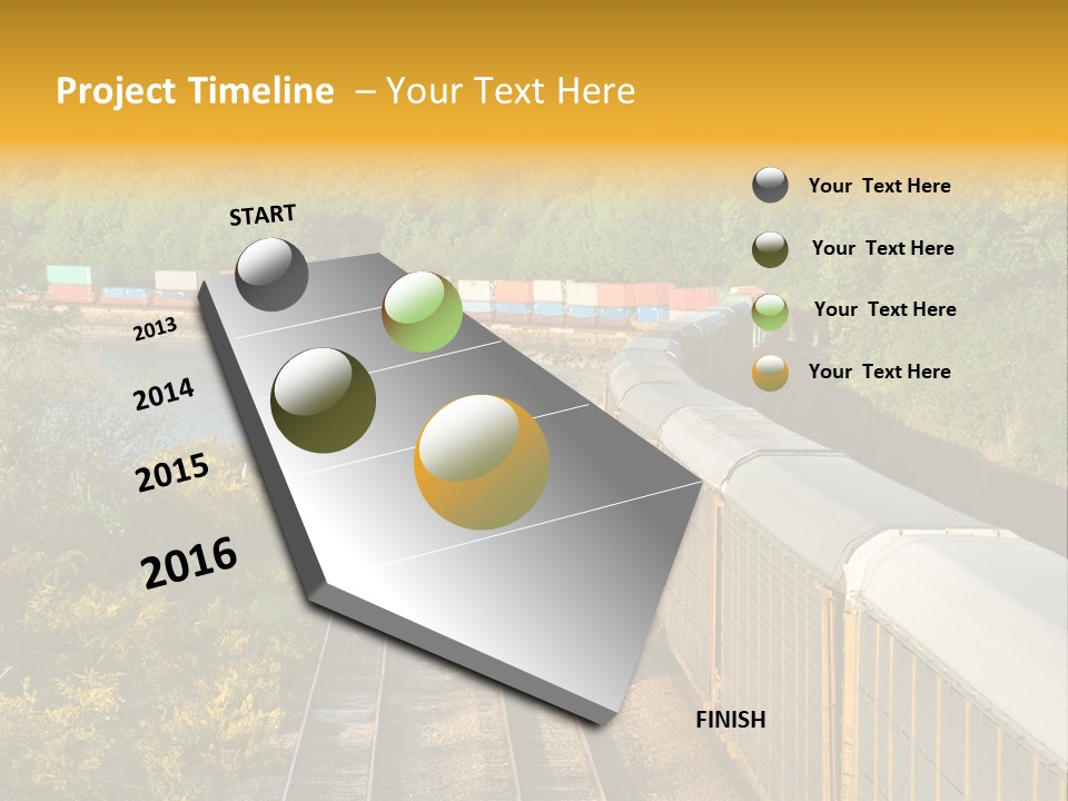 Metal Carriage Service PowerPoint Template