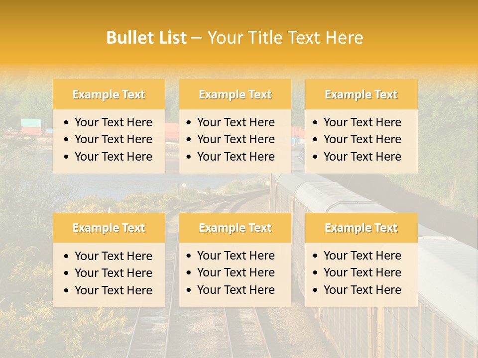 Metal Carriage Service PowerPoint Template