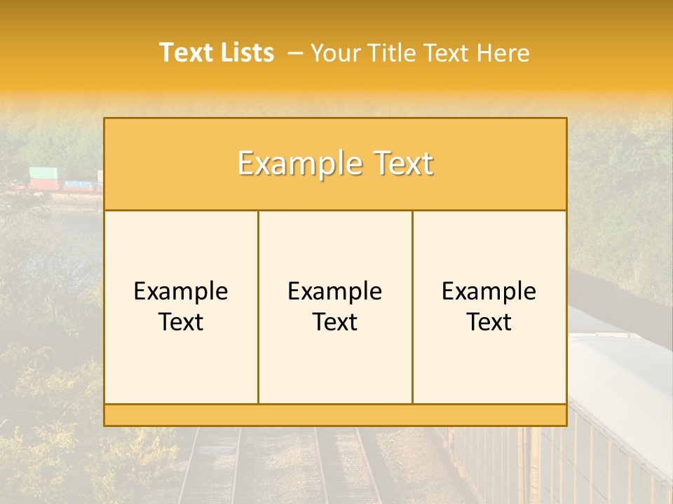 Metal Carriage Service PowerPoint Template