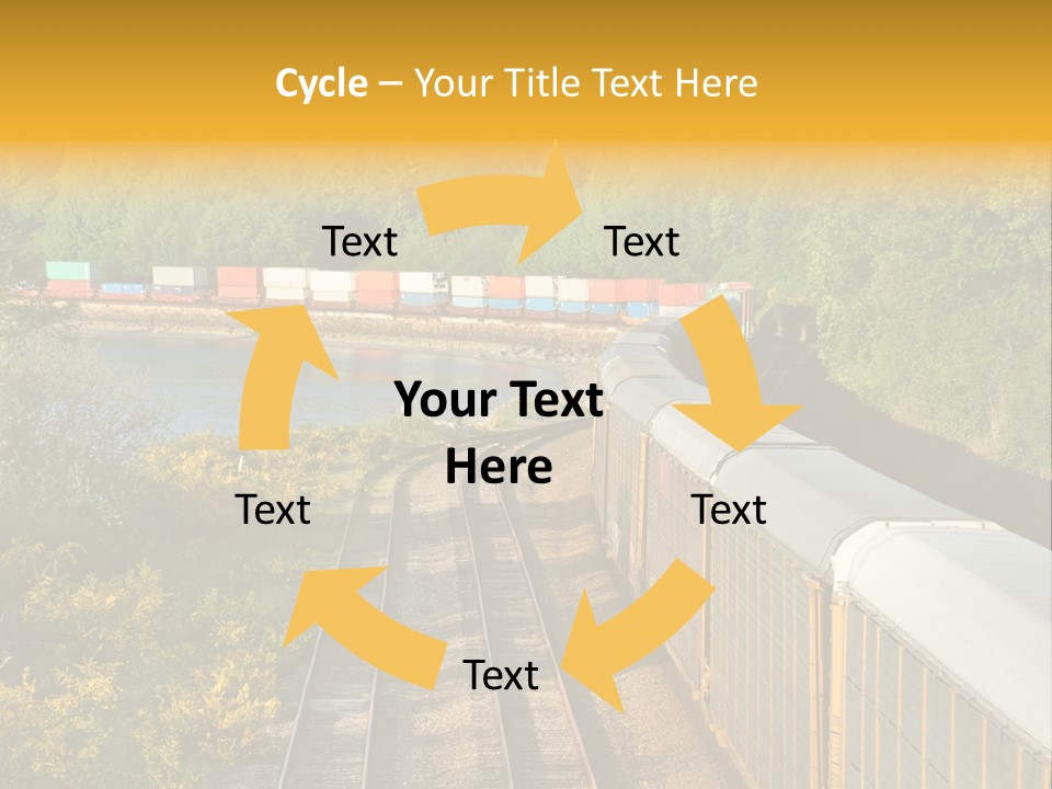 Metal Carriage Service PowerPoint Template