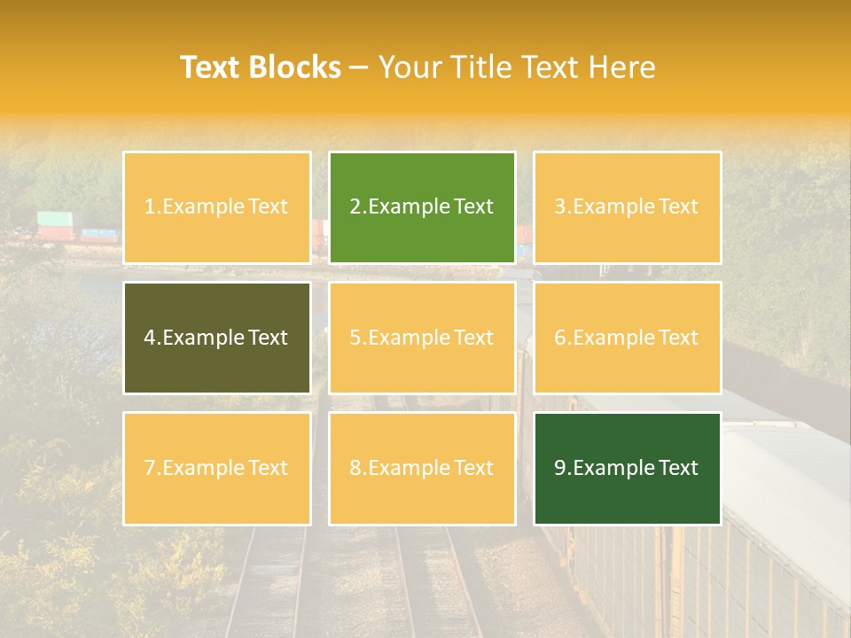 Metal Carriage Service PowerPoint Template