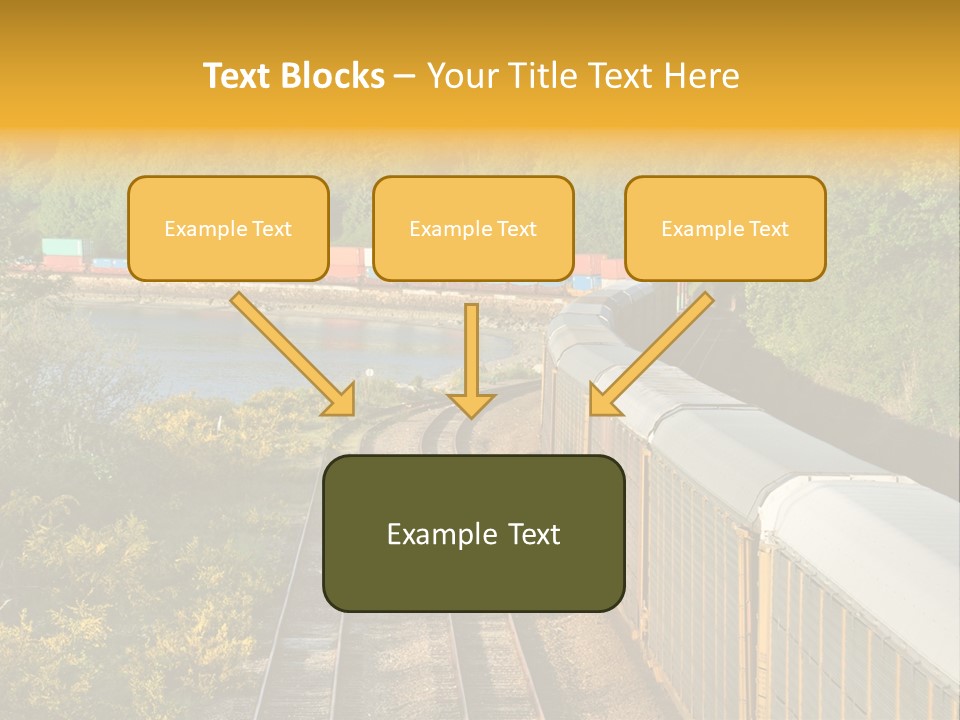 Metal Carriage Service PowerPoint Template