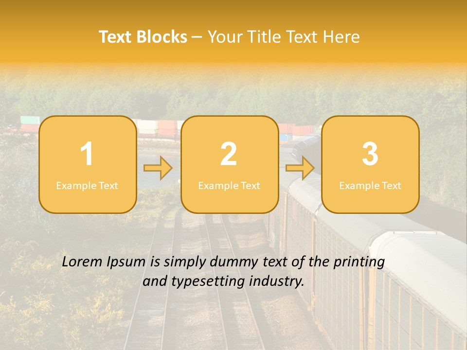Metal Carriage Service PowerPoint Template