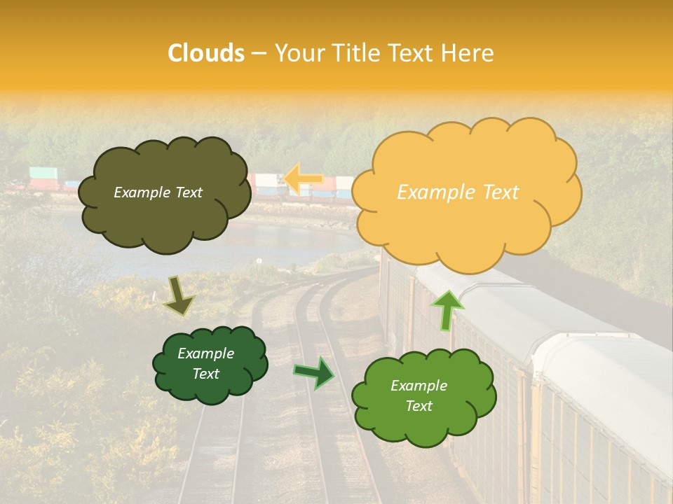 Metal Carriage Service PowerPoint Template