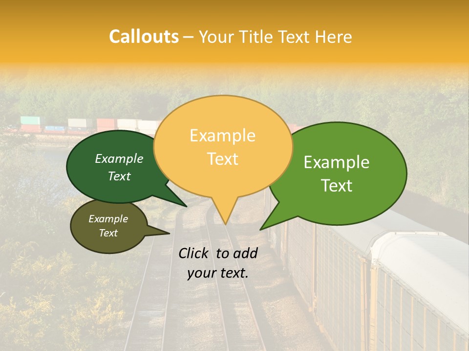 Metal Carriage Service PowerPoint Template