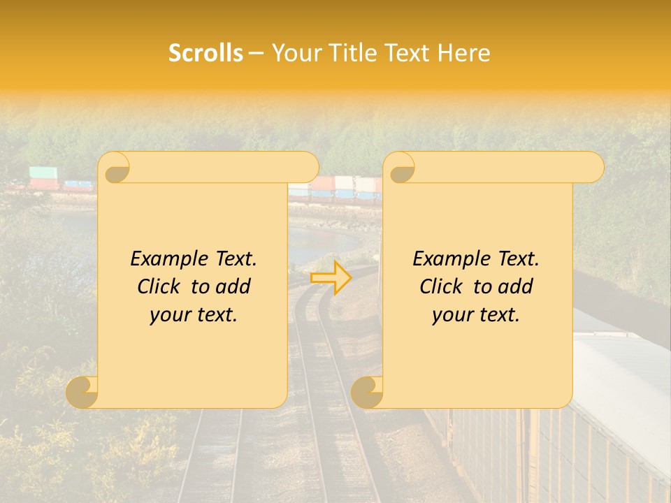 Metal Carriage Service PowerPoint Template