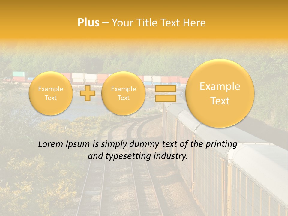 Metal Carriage Service PowerPoint Template