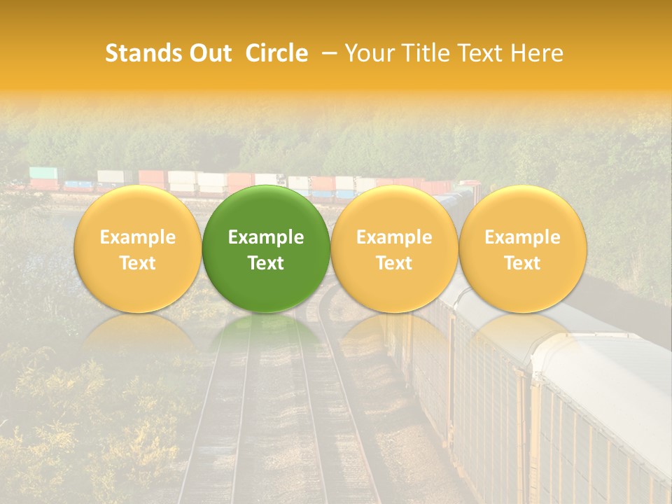 Metal Carriage Service PowerPoint Template