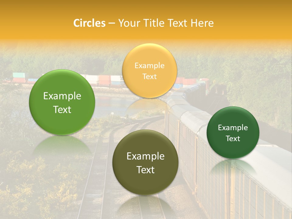 Metal Carriage Service PowerPoint Template