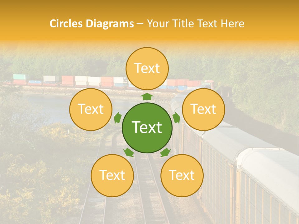 Metal Carriage Service PowerPoint Template