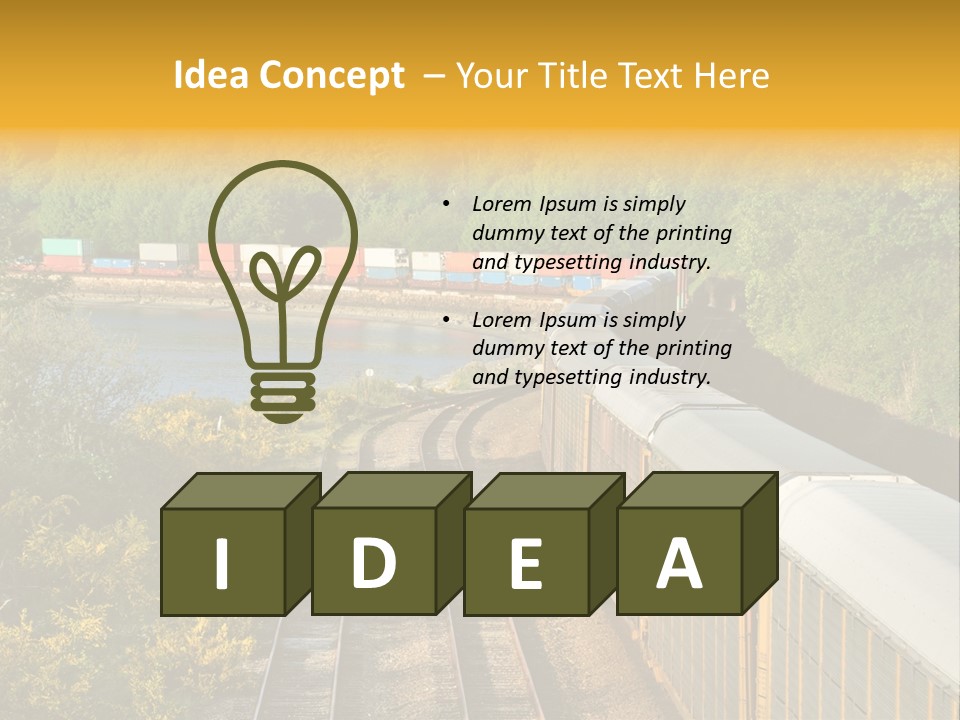 Metal Carriage Service PowerPoint Template