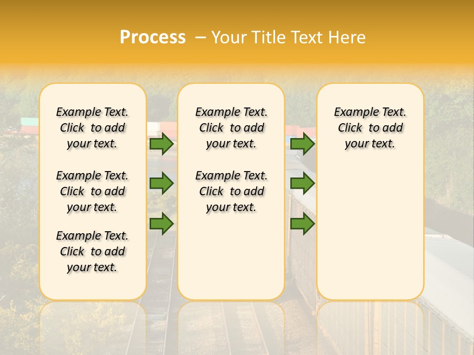 Metal Carriage Service PowerPoint Template