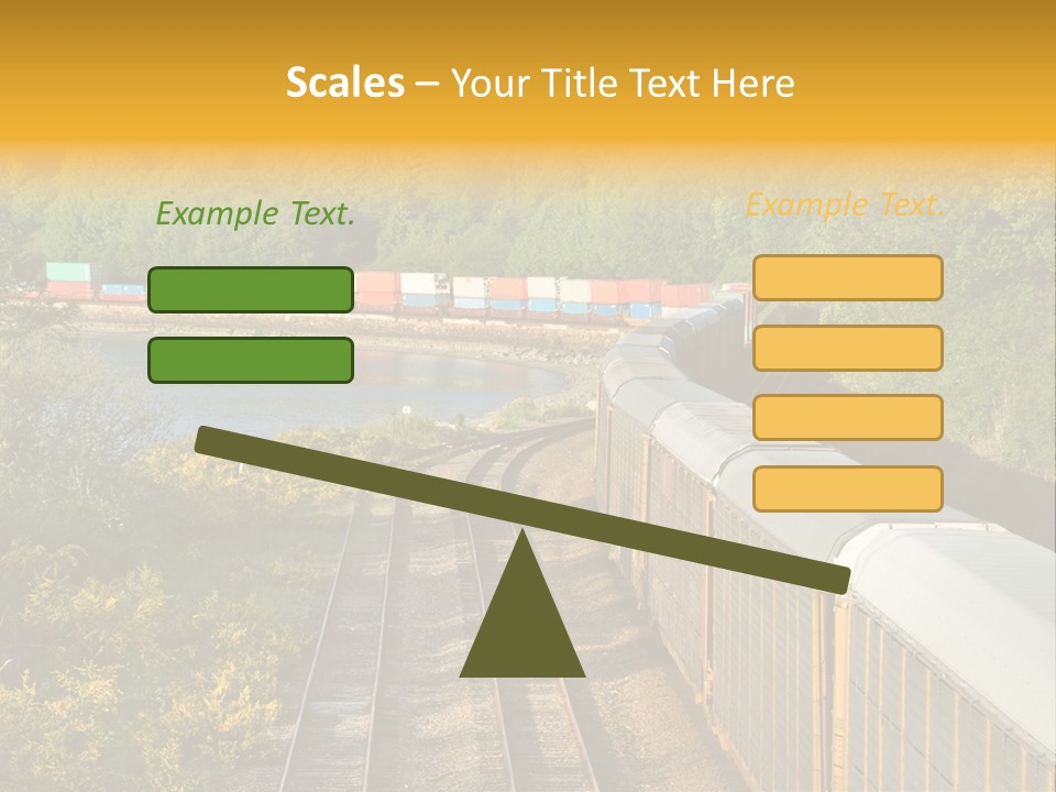 Metal Carriage Service PowerPoint Template