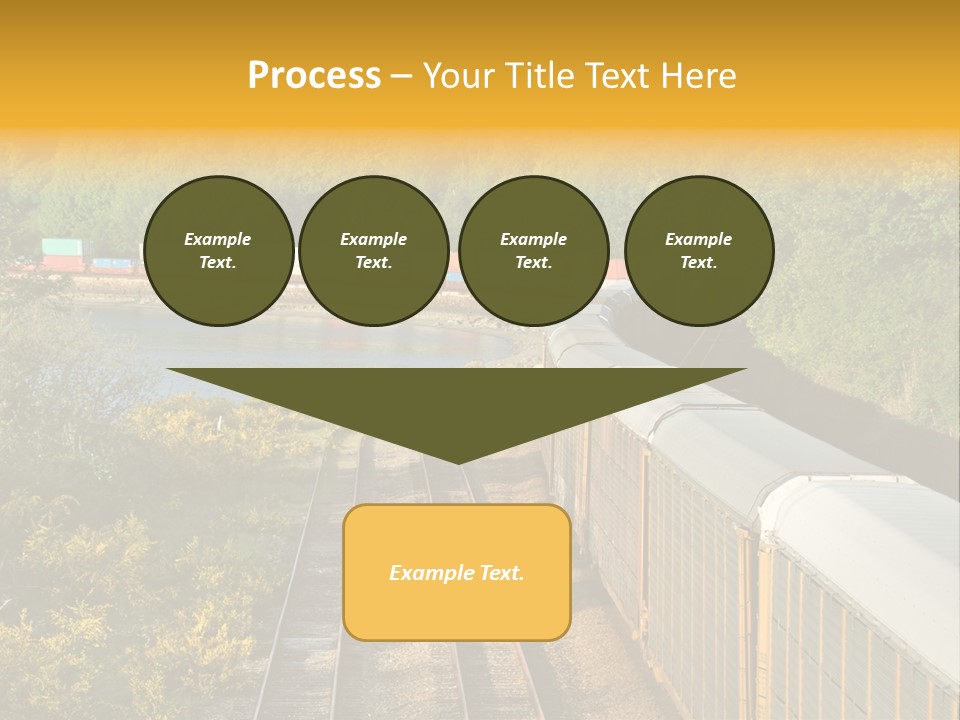 Metal Carriage Service PowerPoint Template