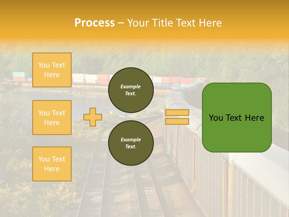Metal Carriage Service PowerPoint Template