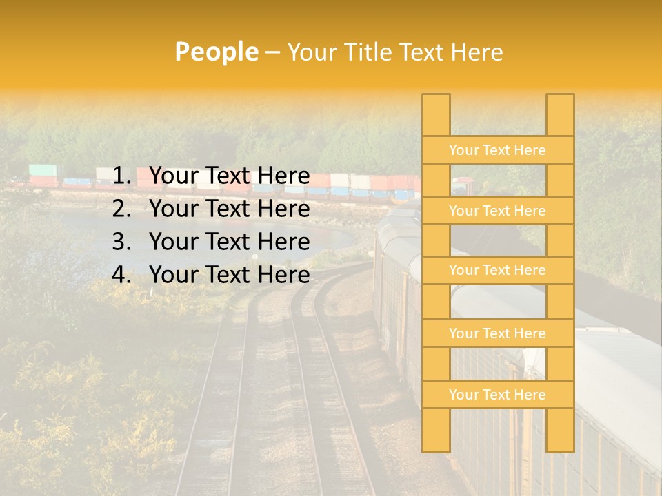 Metal Carriage Service PowerPoint Template