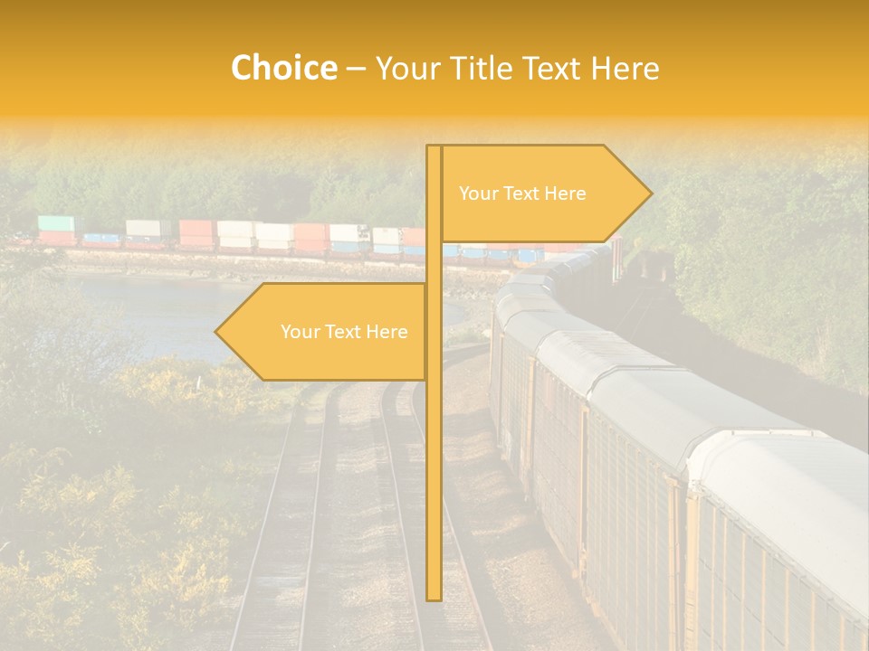Metal Carriage Service PowerPoint Template