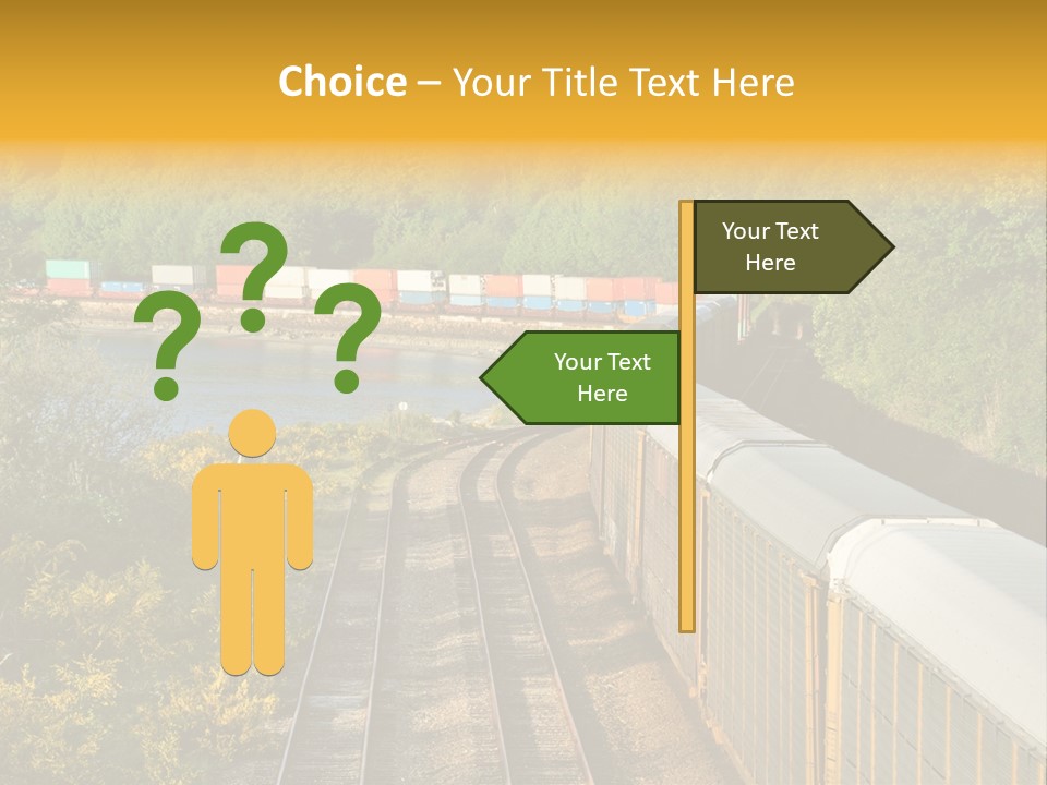 Metal Carriage Service PowerPoint Template
