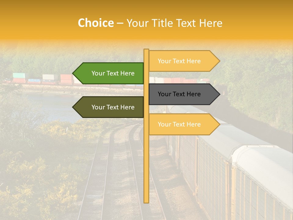 Metal Carriage Service PowerPoint Template