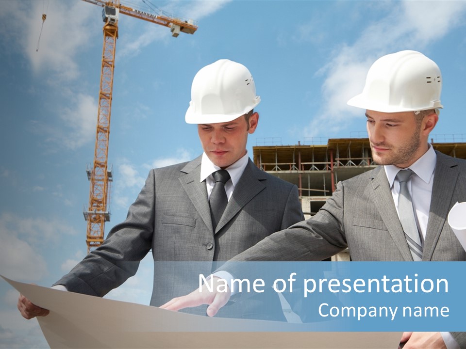 Hold Employee Engineering PowerPoint Template