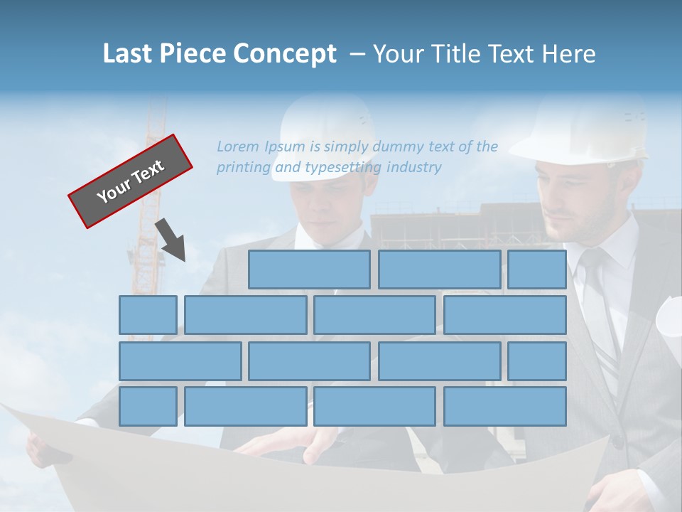 Hold Employee Engineering PowerPoint Template