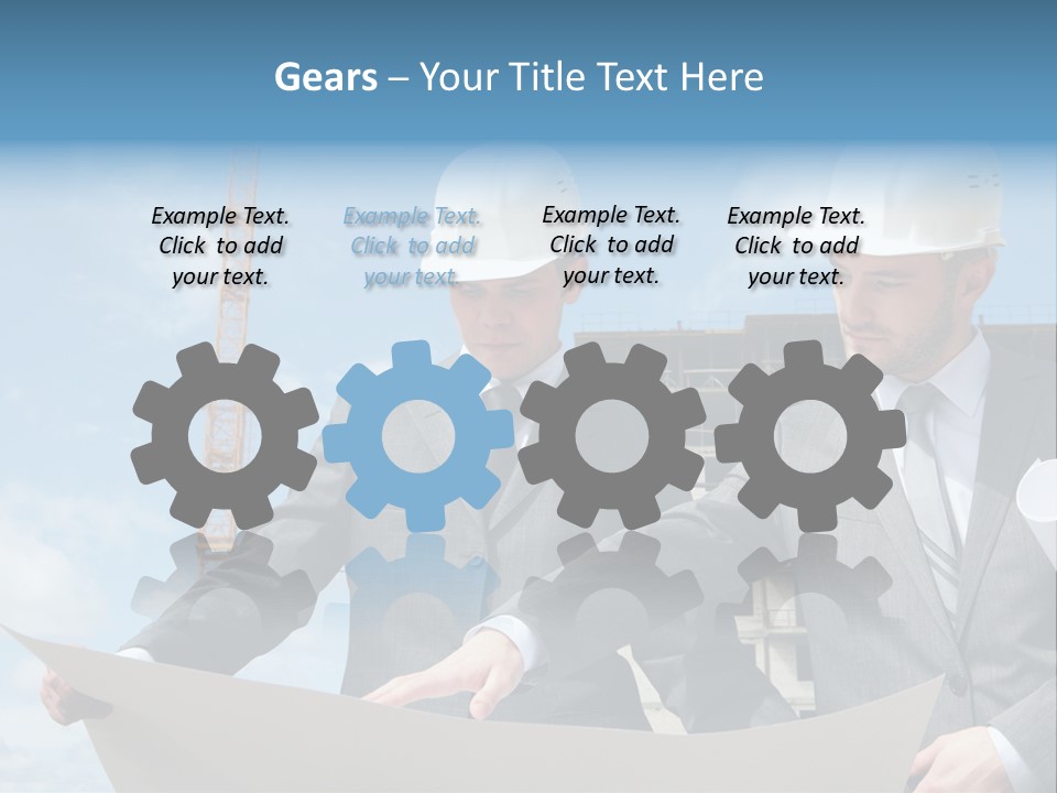 Hold Employee Engineering PowerPoint Template