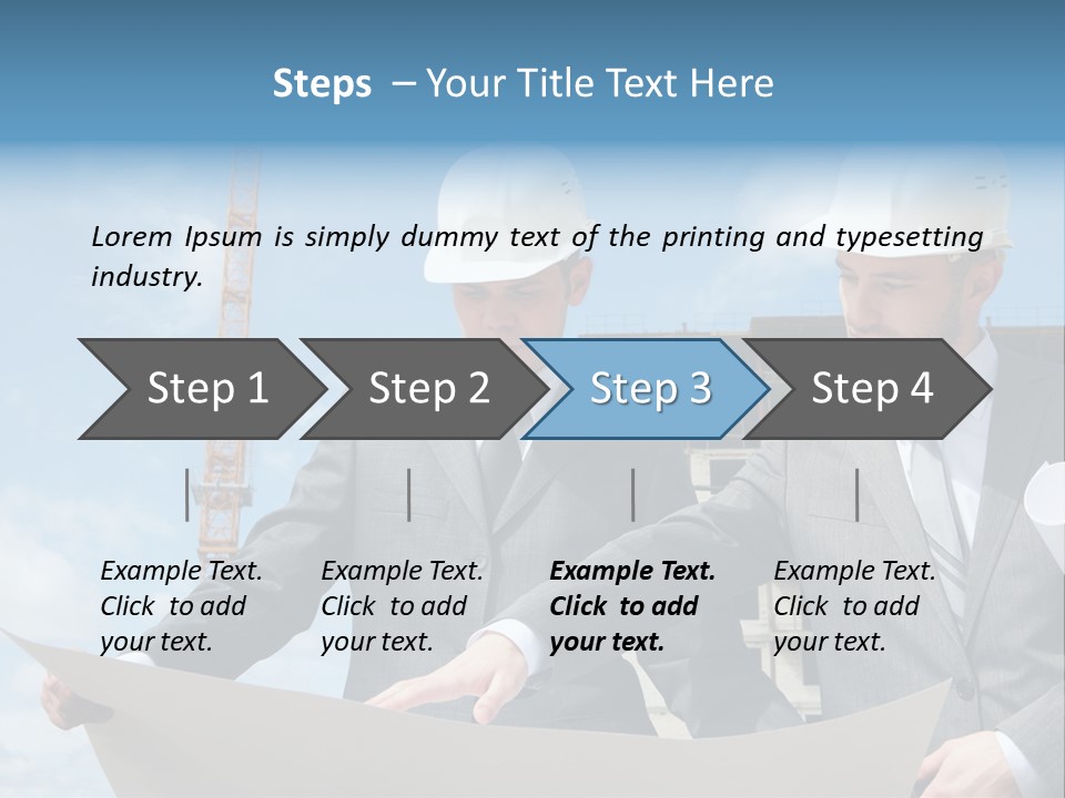 Hold Employee Engineering PowerPoint Template