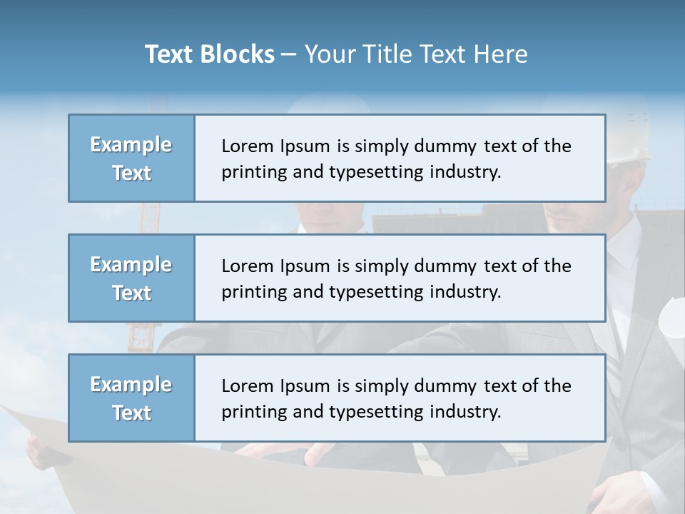 Hold Employee Engineering PowerPoint Template