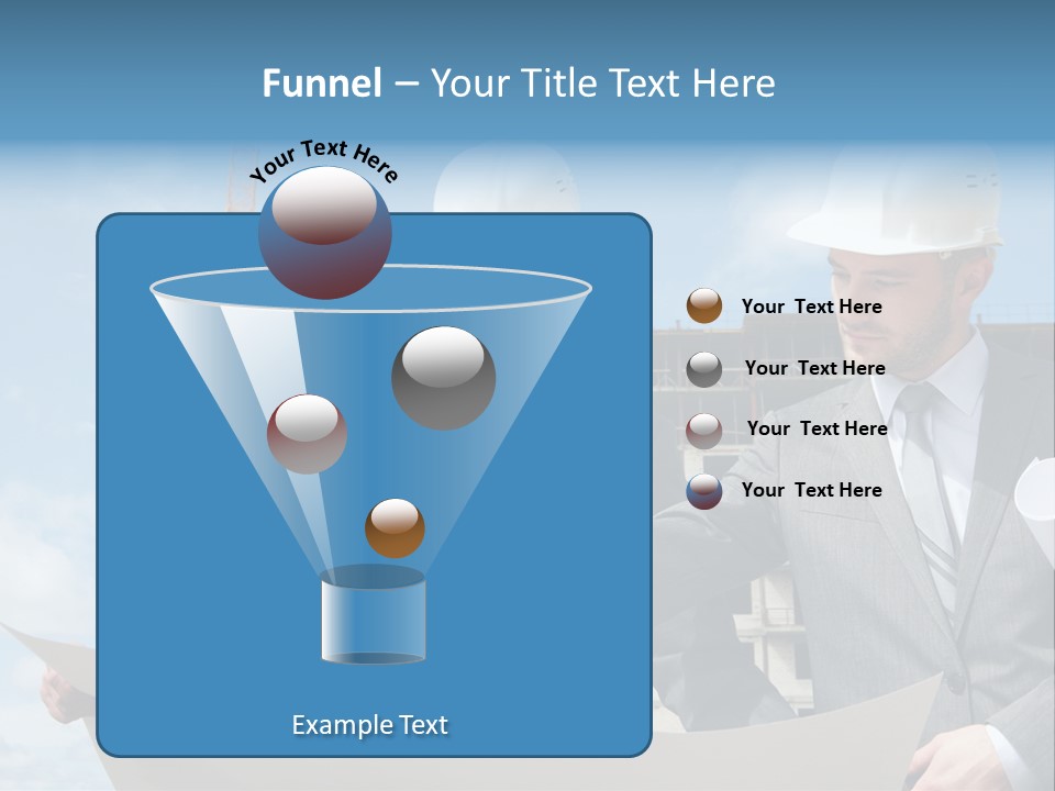 Hold Employee Engineering PowerPoint Template