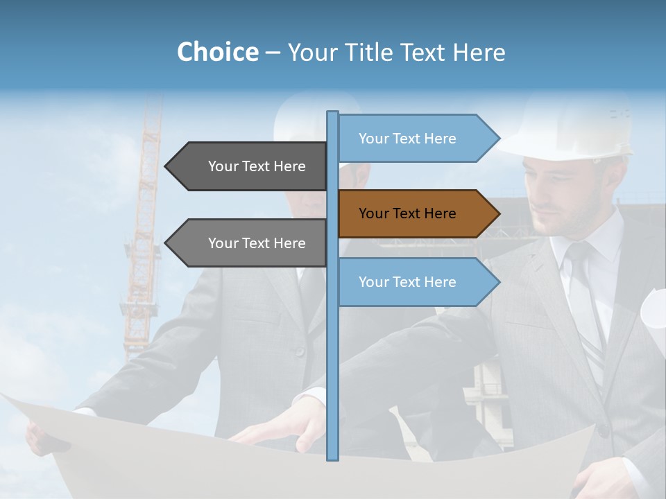 Hold Employee Engineering PowerPoint Template