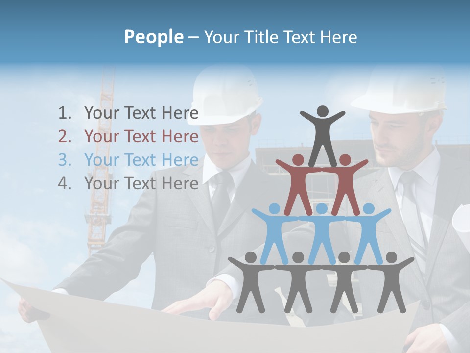 Hold Employee Engineering PowerPoint Template
