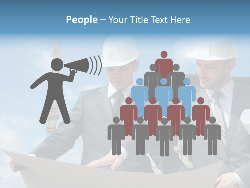 Hold Employee Engineering PowerPoint Template