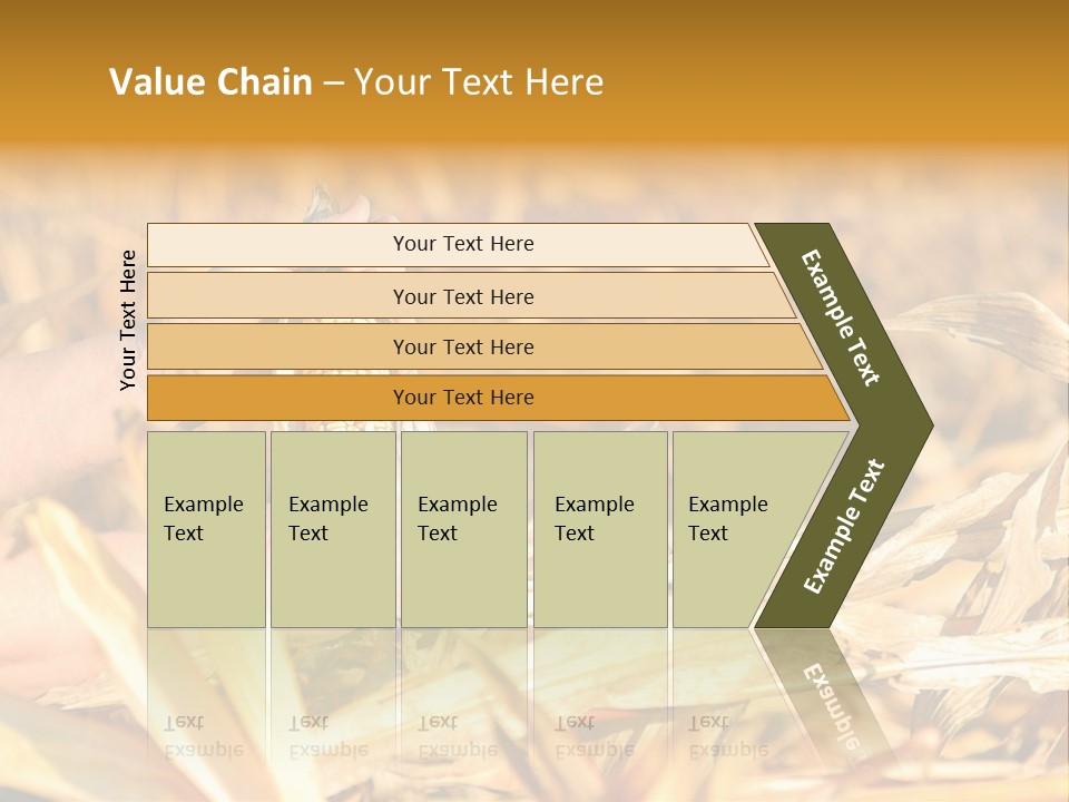 Worker Grain Holding PowerPoint Template