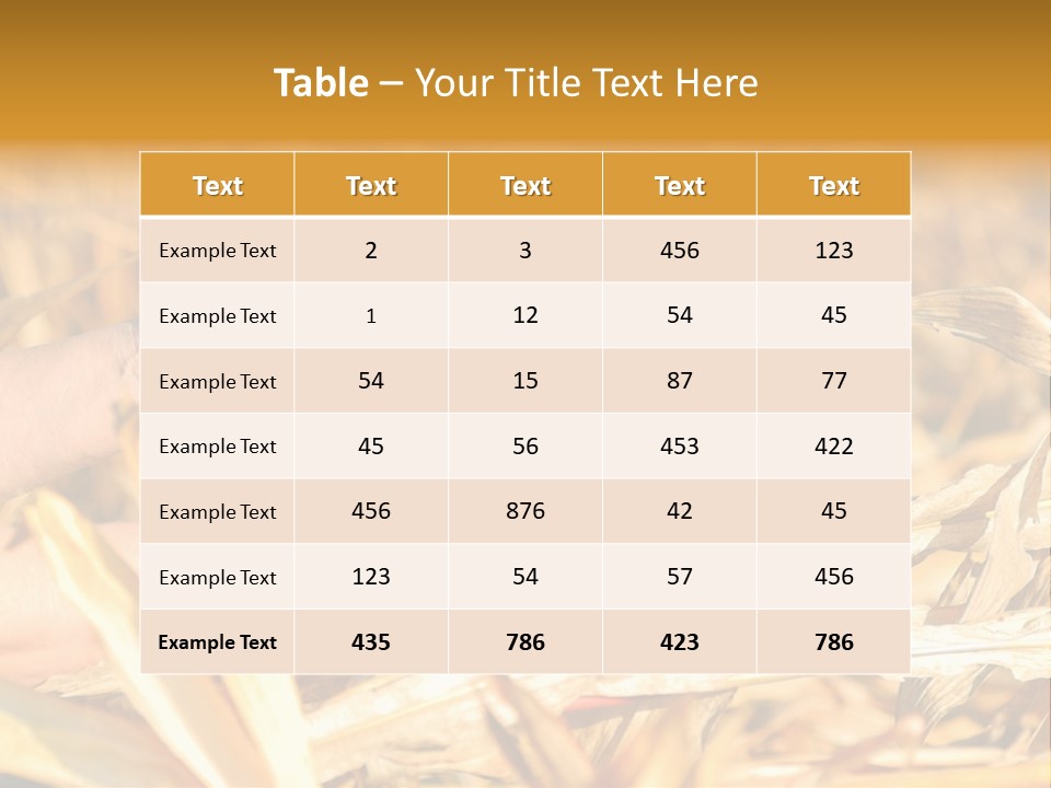 Worker Grain Holding PowerPoint Template