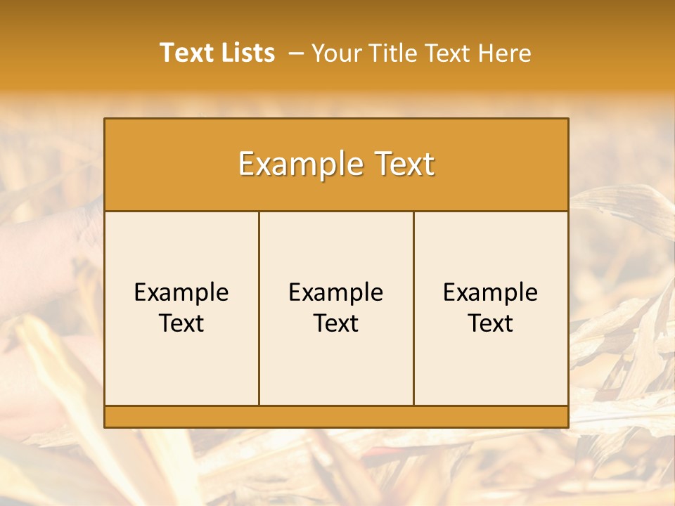Worker Grain Holding PowerPoint Template
