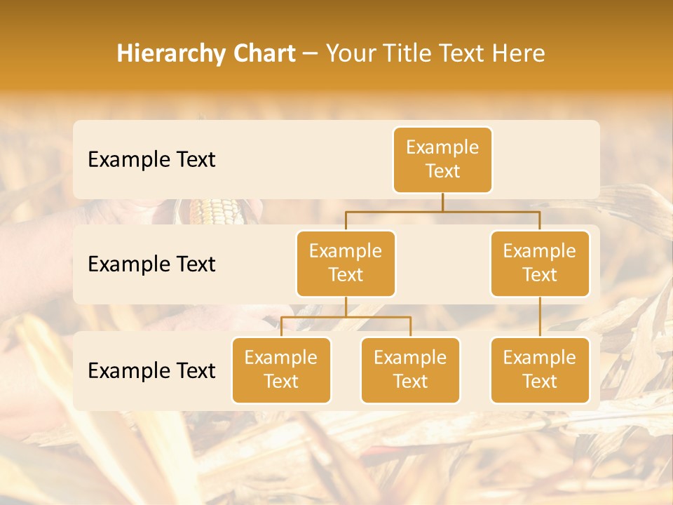 Worker Grain Holding PowerPoint Template