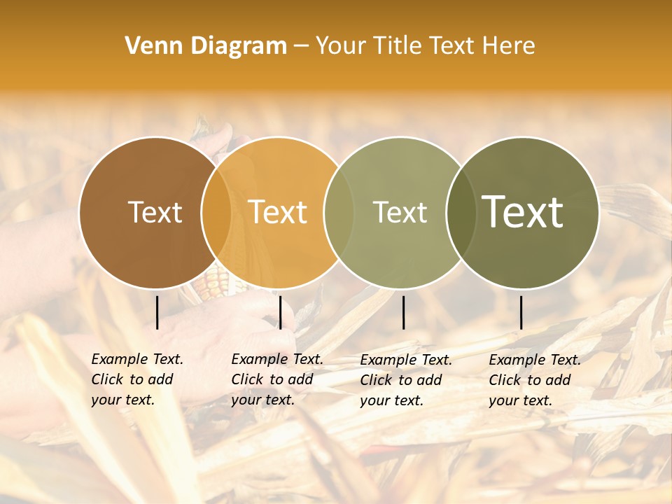 Worker Grain Holding PowerPoint Template