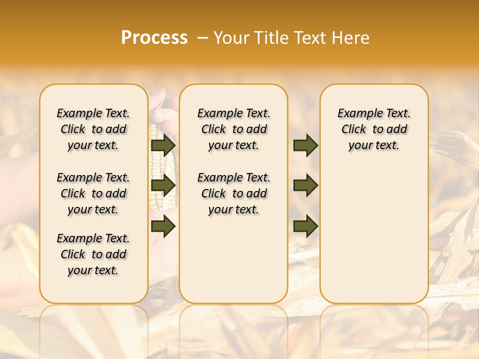 Worker Grain Holding PowerPoint Template