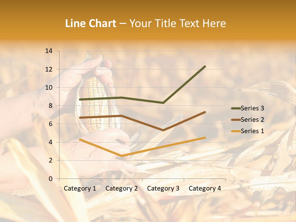 Worker Grain Holding PowerPoint Template