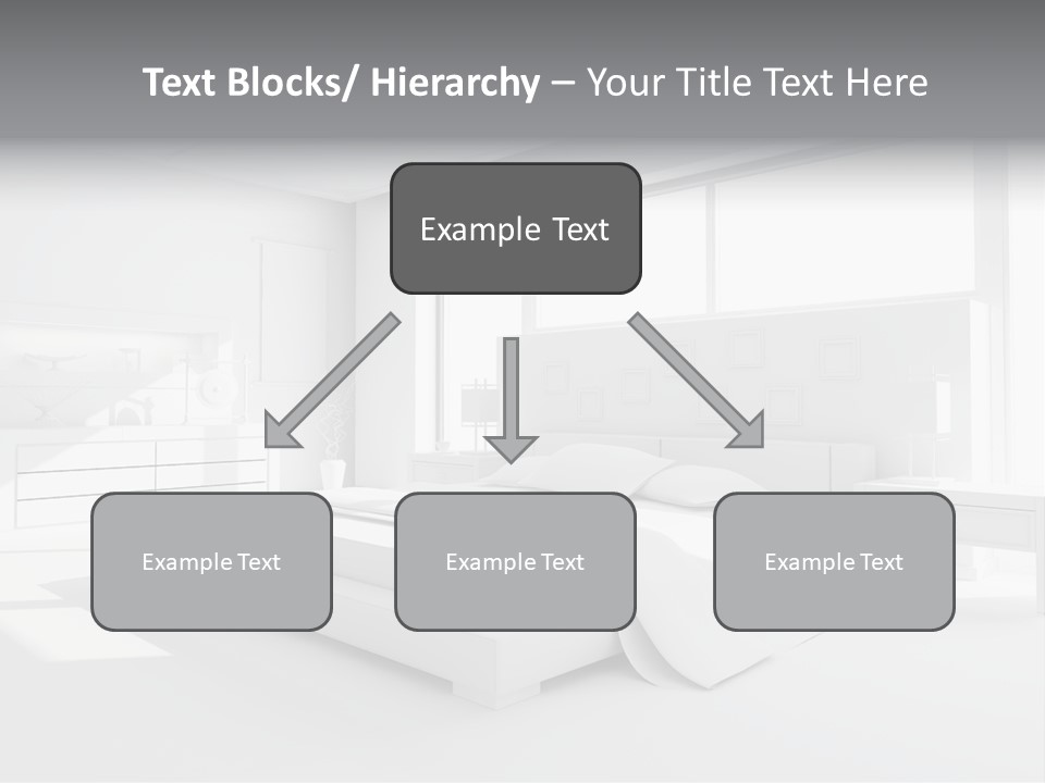 Contemporary Interior Bedroom PowerPoint Template