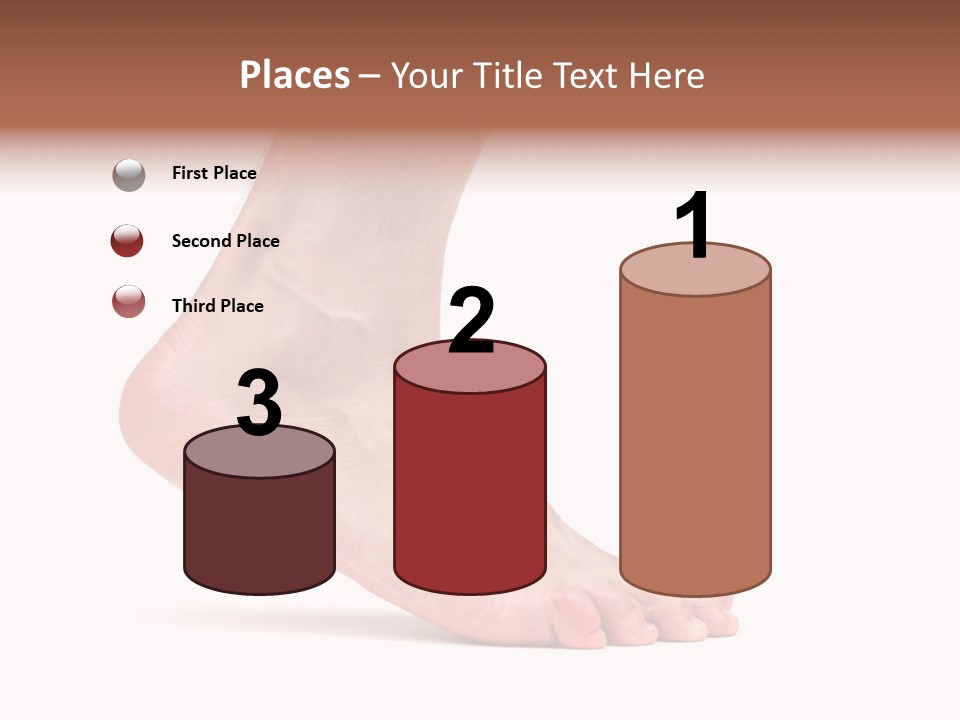 Body Clean Barefooted PowerPoint Template