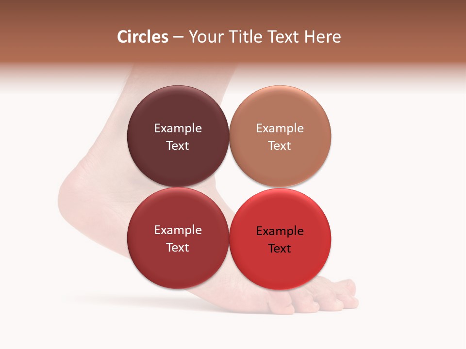 Body Clean Barefooted PowerPoint Template