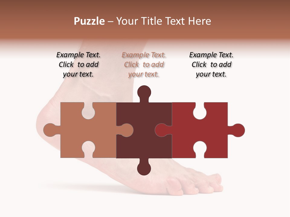 Body Clean Barefooted PowerPoint Template