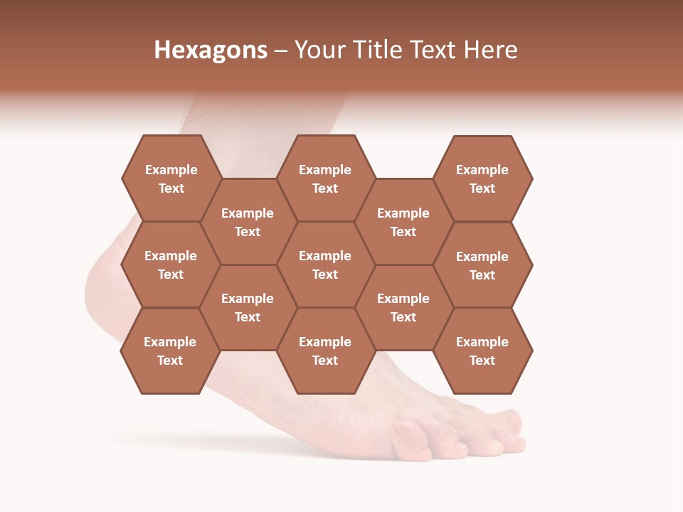 Body Clean Barefooted PowerPoint Template