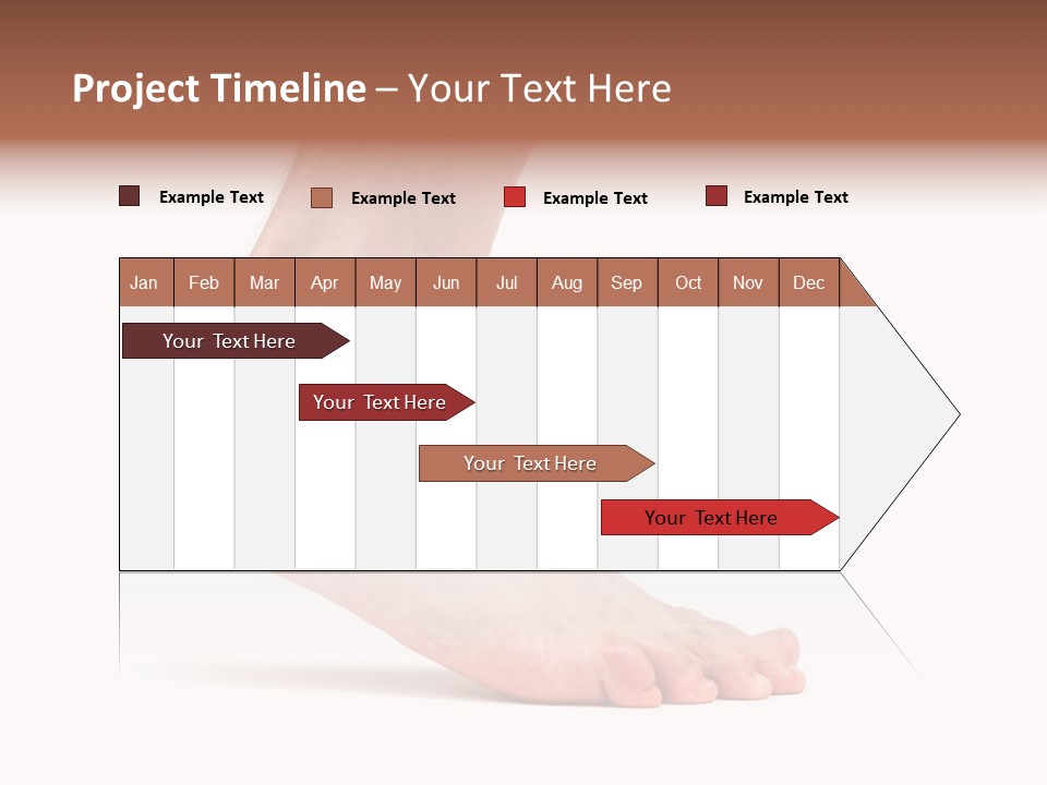 Body Clean Barefooted PowerPoint Template