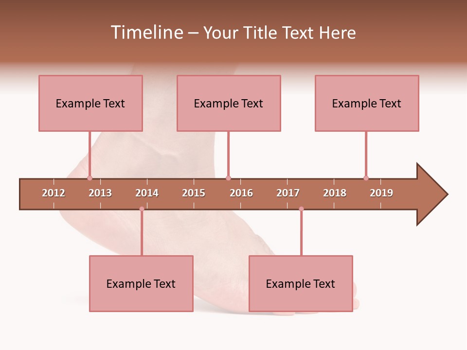 Body Clean Barefooted PowerPoint Template