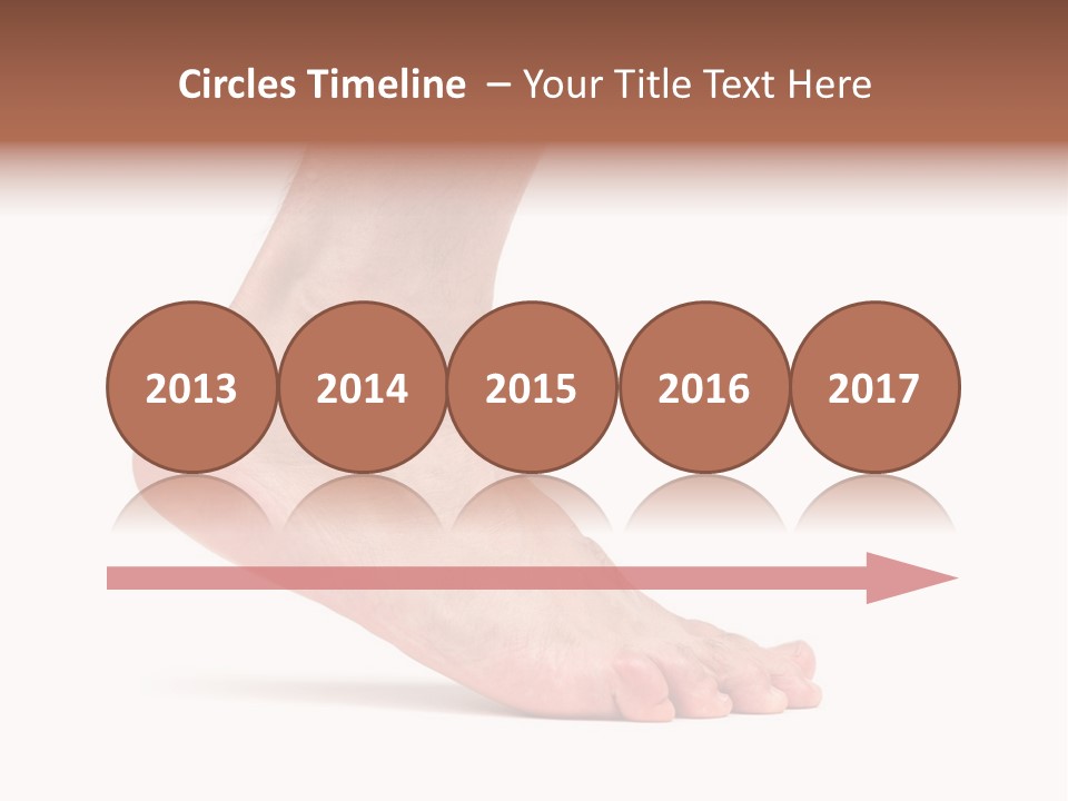 Body Clean Barefooted PowerPoint Template