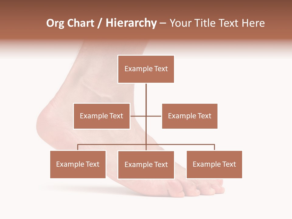Body Clean Barefooted PowerPoint Template